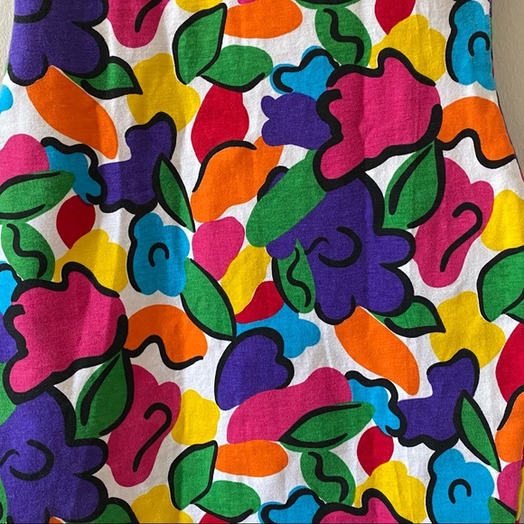 Vintage Y2K Style Floral Bodycon Mini Dress - Picture 3 of 9